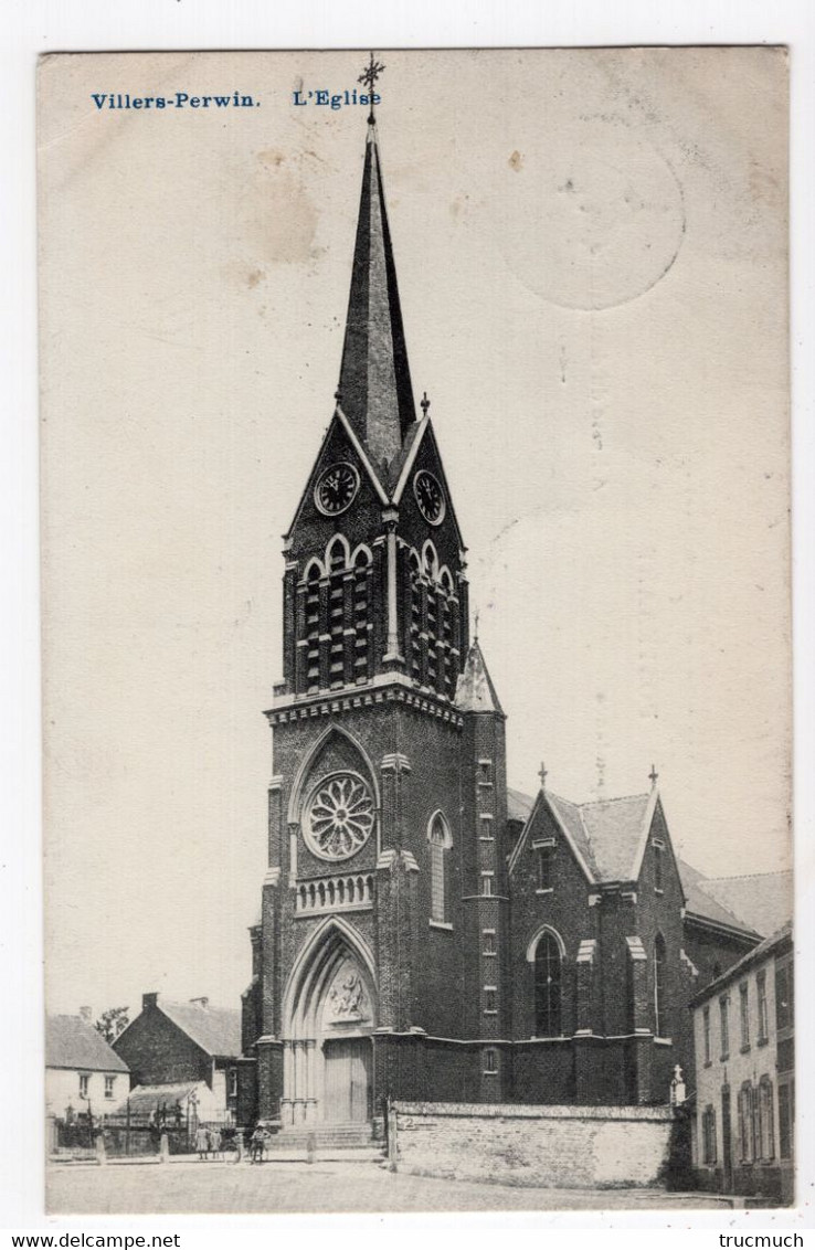 VILLERS - PERWIN  -  L'église - Les Bons Villers