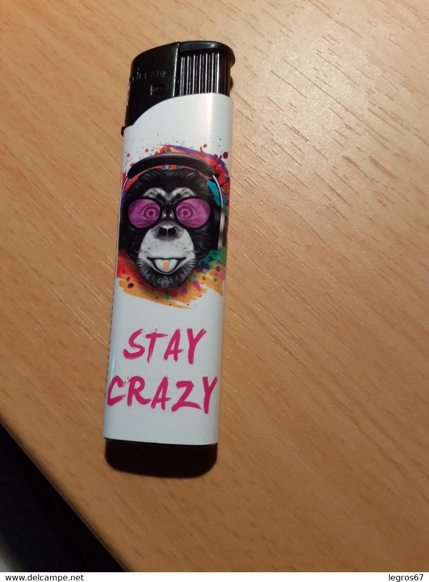 BRIQUET TABAC PRESSE STAY CRAZY - Autres & Non Classés