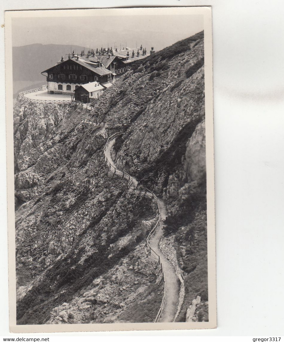 A4062) Hotel HOCHSCHNEEBERG - Zahnradbahn - Weg - Haus DETAIL - Alt !! Puchberg Am Schneeberg 1952 - Schneeberggebiet