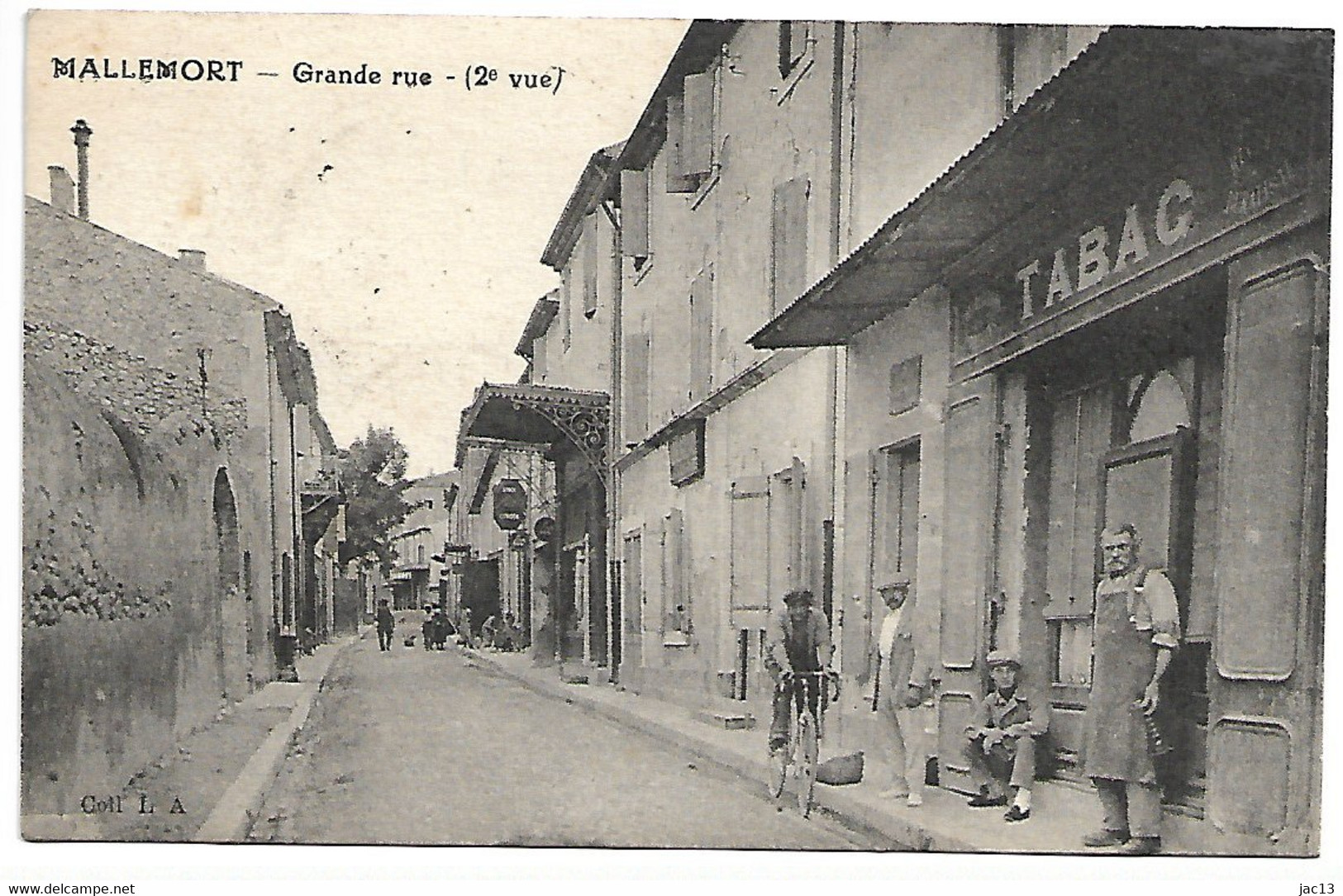 L100K077 - Mallemort - Grande Rue (2e Vue) - Animée, Tabac - Mallemort