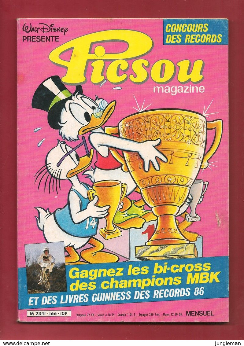 Picsou Magazine N° 166 - Edition Edi-Monde - Décembre 1985 - BE - Picsou Magazine