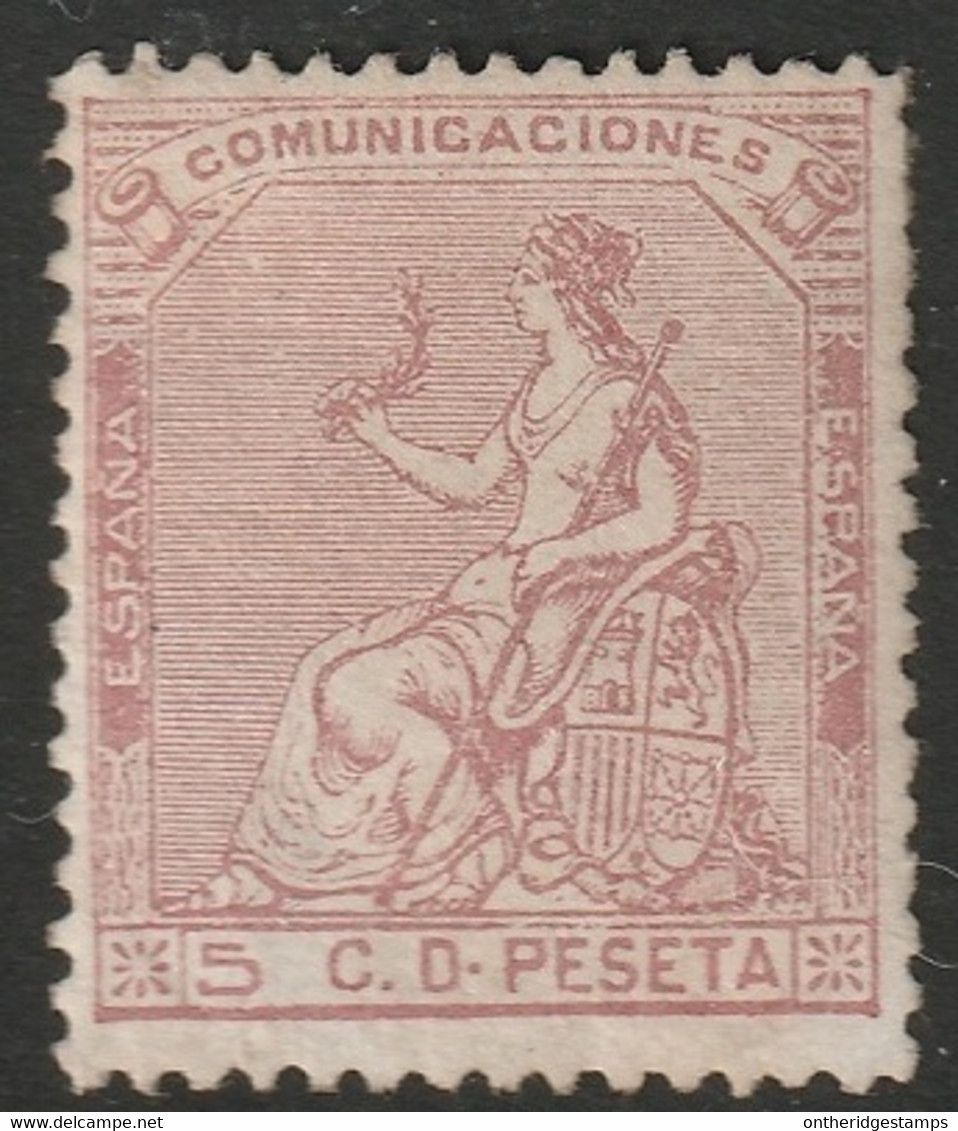 Spain 1873 Sc 192 Espagne Ed 132 Yt 131 MH* - Neufs