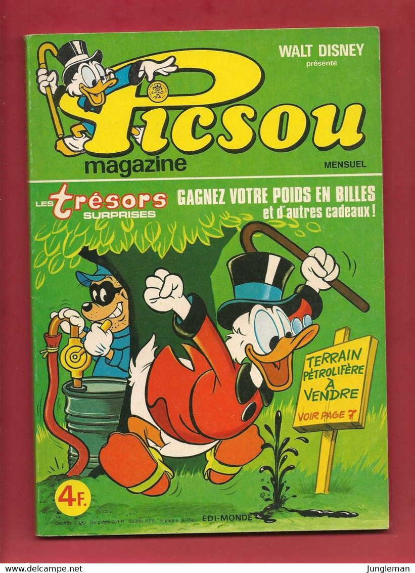 Picsou Magazine N° 70 - Edition Edi-Monde - Décembre 1977 - BE - Picsou Magazine