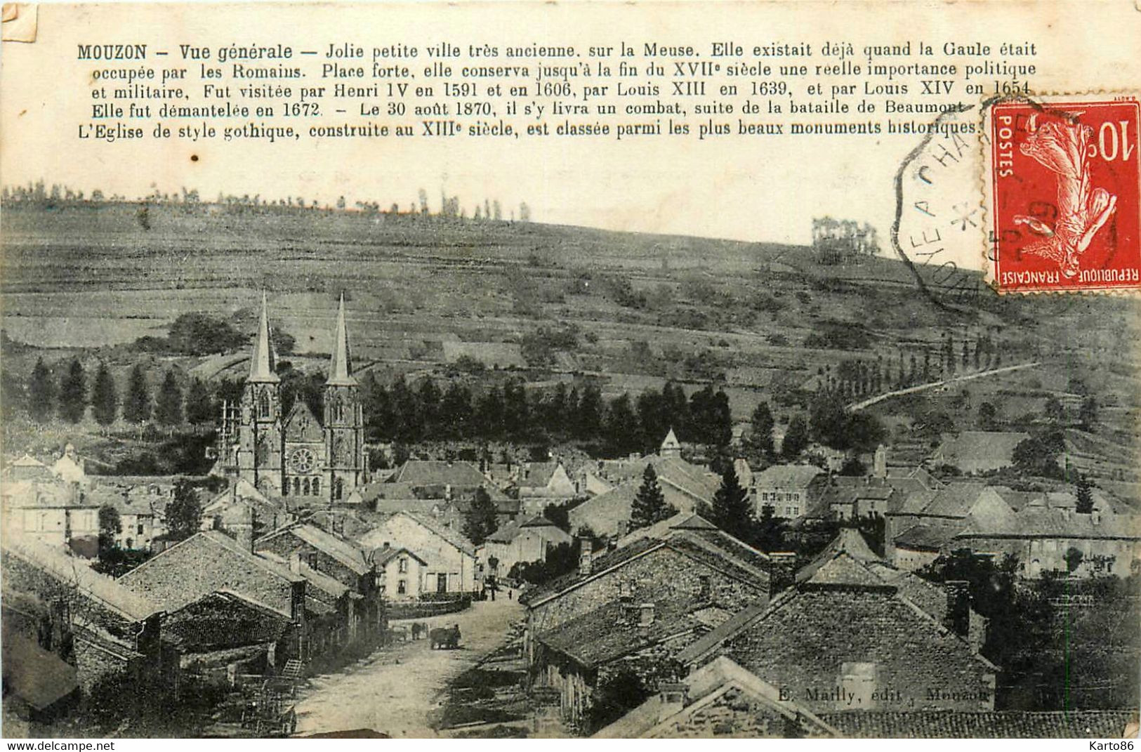 Mouzon * Vue Générale De La Commune * Panorama - Altri & Non Classificati