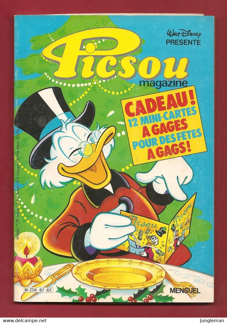 Picsou Magazine N° 167 - Edition Edi-Monde - Janvier 1986 - BE - Picsou Magazine