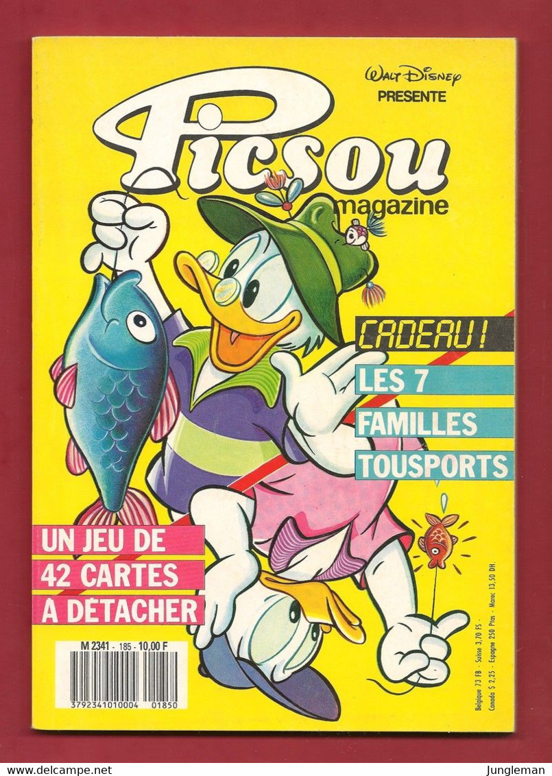 Picsou Magazine N° 185 - Edition Edi-Monde - Juillet 1987 - BE - Picsou Magazine