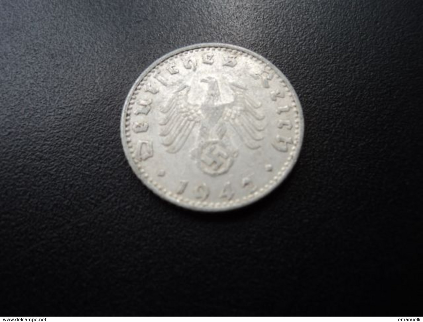ALLEMAGNE : 50 REICHSPFENNIG   1942 D    KM 96      SUP - 50 Reichspfennig