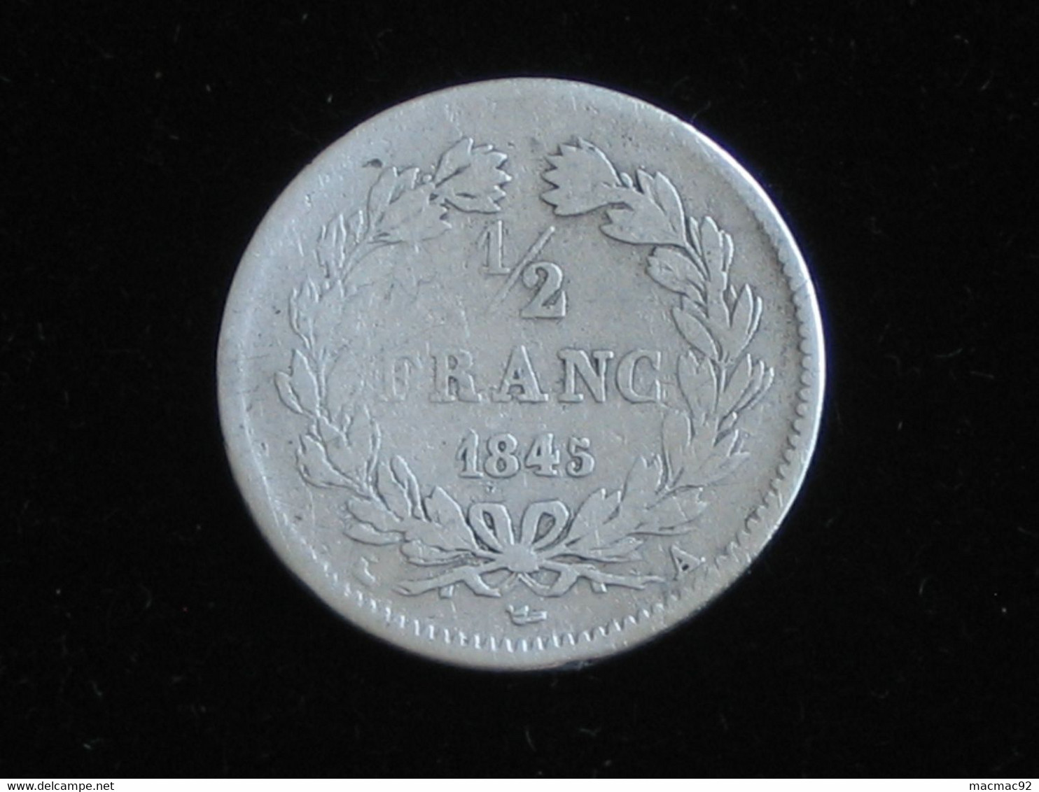 RARE - 1/2 Franc 1845 A - LOUIS PHILIPPE I  **** EN ACHAT IMMEDIAT **** - 1/2 Franc