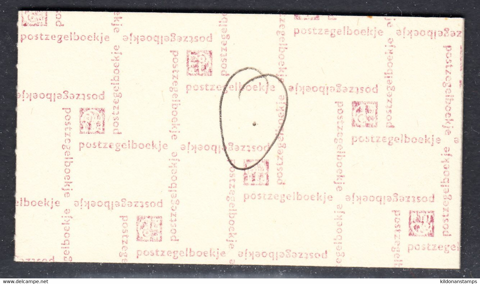 Netherlands 1966 Booklet, Cancelled, Sc# ,SG , PB4 - Booklets & Coils