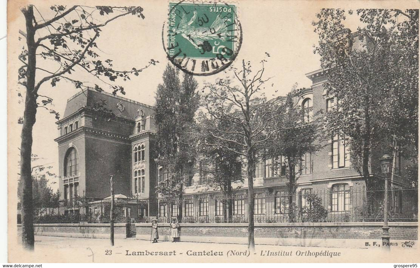 LAMBERSART CANTELEU L'INSTITUT ORTHOPEDIQUE HANDICAPES 1908 - Lambersart