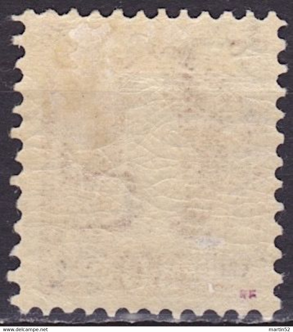 Schweiz Suisse 1905: HELVETIA 13 Zähne Dents WZ I Zu 88A Mi 76C Yv 95 (30c) * Mit Falz MLH (Zu CHF 8.00) - Unused Stamps