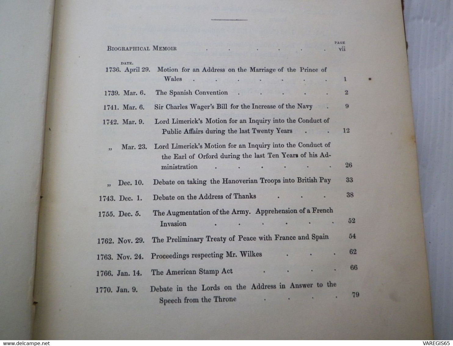 SPEECHES OF THE EARL OF CHATHAM - DISCOURS DU COMTE DE CHATHAM ( WILLIAM PITT ) - 3e Edit 1853 - DU BREUIL DE St GERMAIN