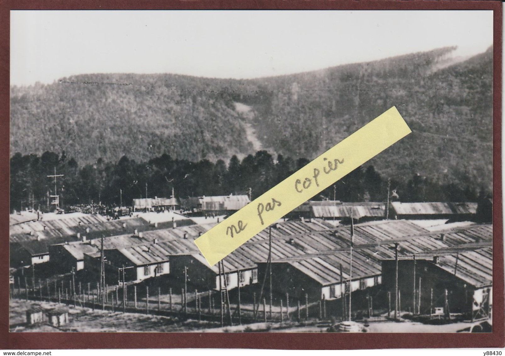 PHOTO - LE STRUTHOF. 67 - Vue Générale Du Camp De Concentration Allemand - Retirage En 15/10 Cm - Prigione E Prigionieri