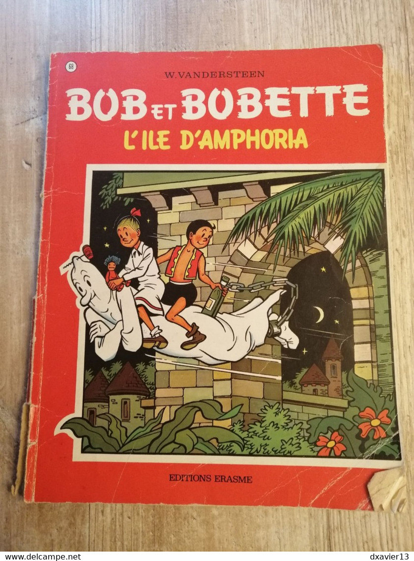 Bande Dessinée - Bob Et Bobette 68 - L'Ile D'Amphoria (1975) - Bob Et Bobette