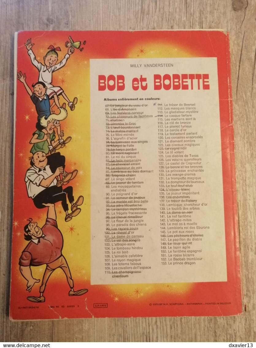 Bande Dessinée - Bob Et Bobette 68 - L'Ile D'Amphoria (1975) - Bob Et Bobette