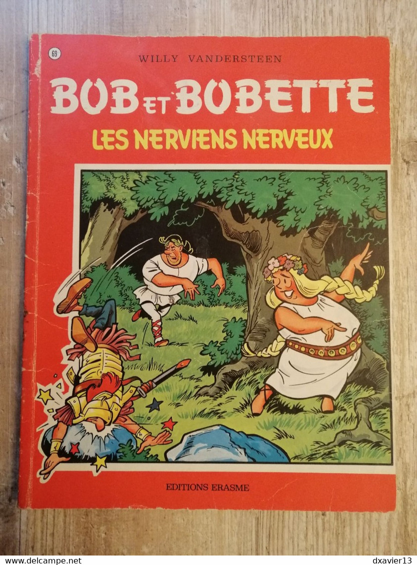 Bande Dessinée - Bob Et Bobette 69 - Les Nerviens Nerveux (1977) - Bob Et Bobette