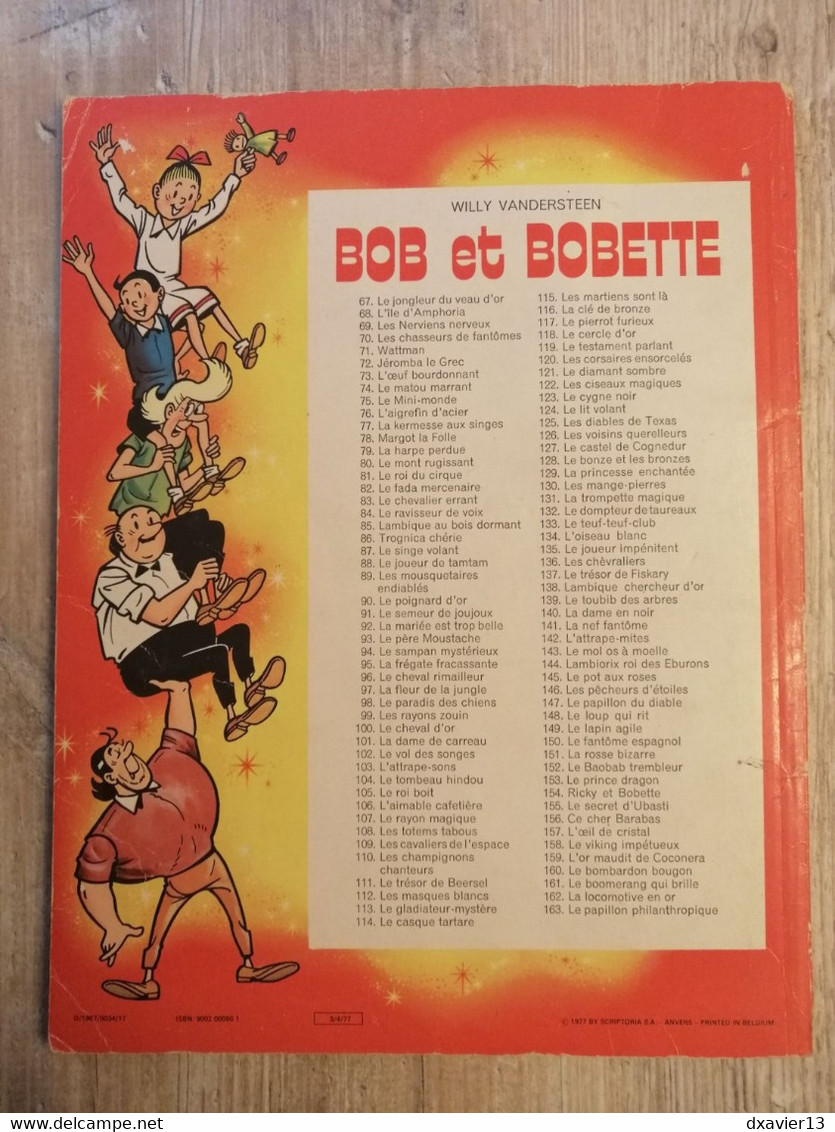 Bande Dessinée - Bob Et Bobette 69 - Les Nerviens Nerveux (1977) - Bob Et Bobette