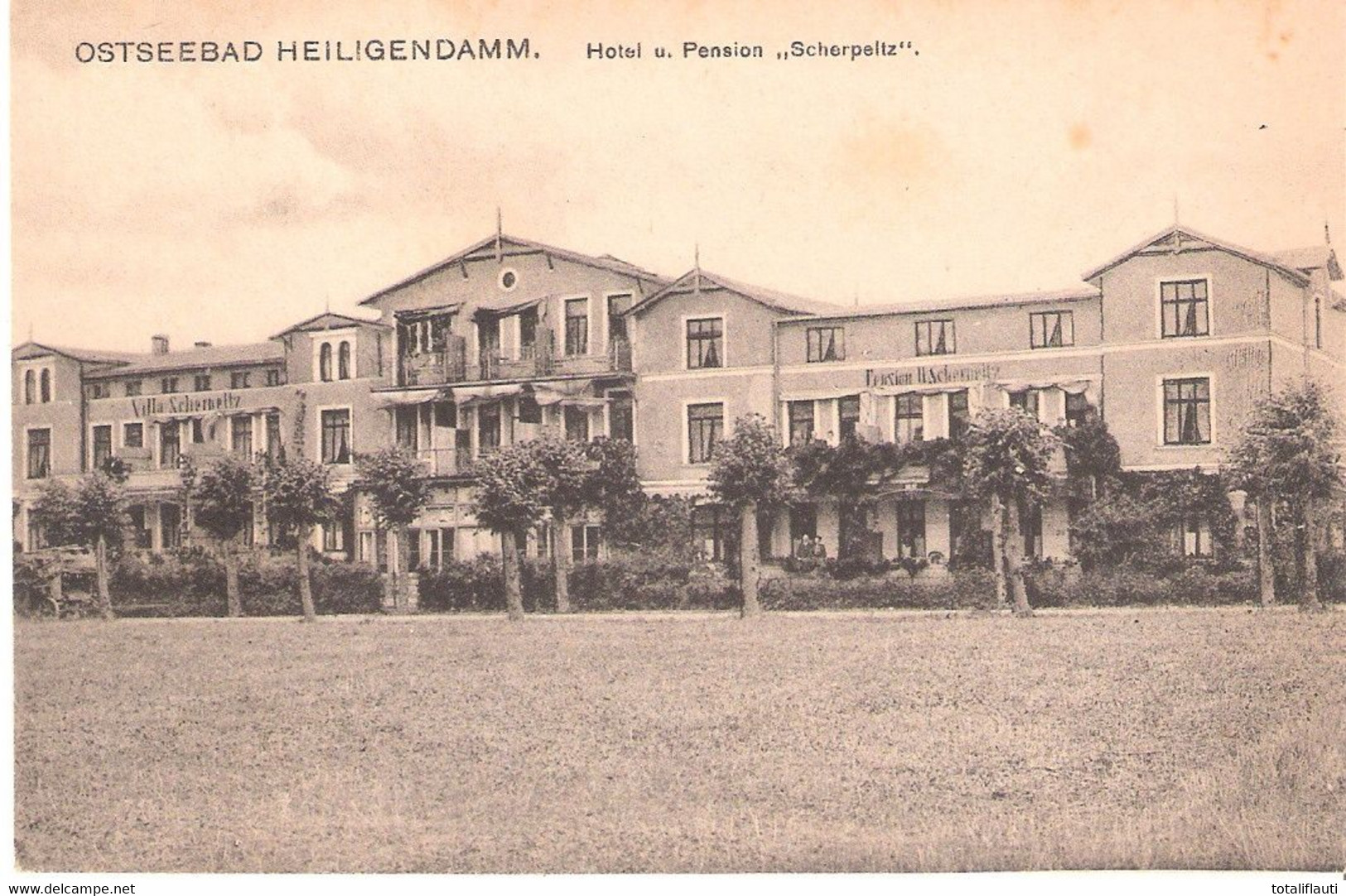 Ostseebad HEILIGENDAM Bei Bad Doberan Mecklenburg Hotel Pension Scherpeltz Ungelaufen - Heiligendamm