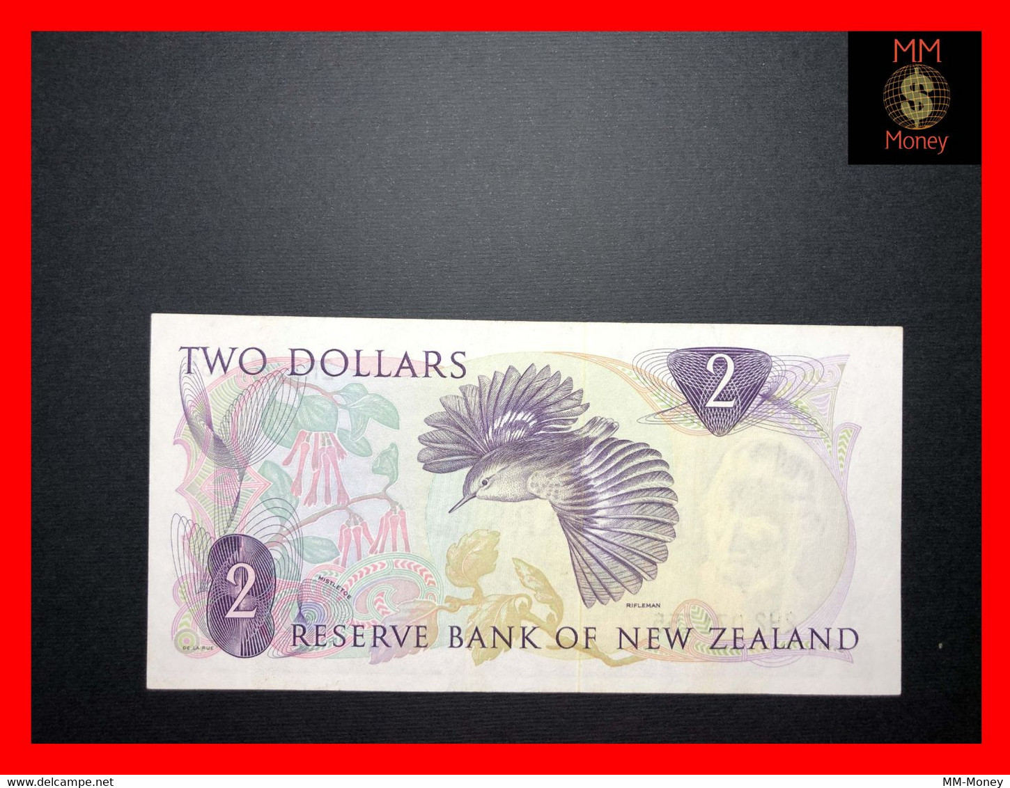 NEW ZEALAND  2  $  1975  P. 164  "sig. Knight"     XF - New Zealand