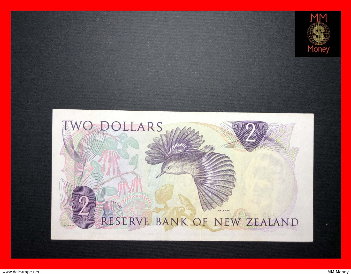 NEW ZEALAND  2  $  1975  P. 164  "sig. Knight"     XF - Nueva Zelandía