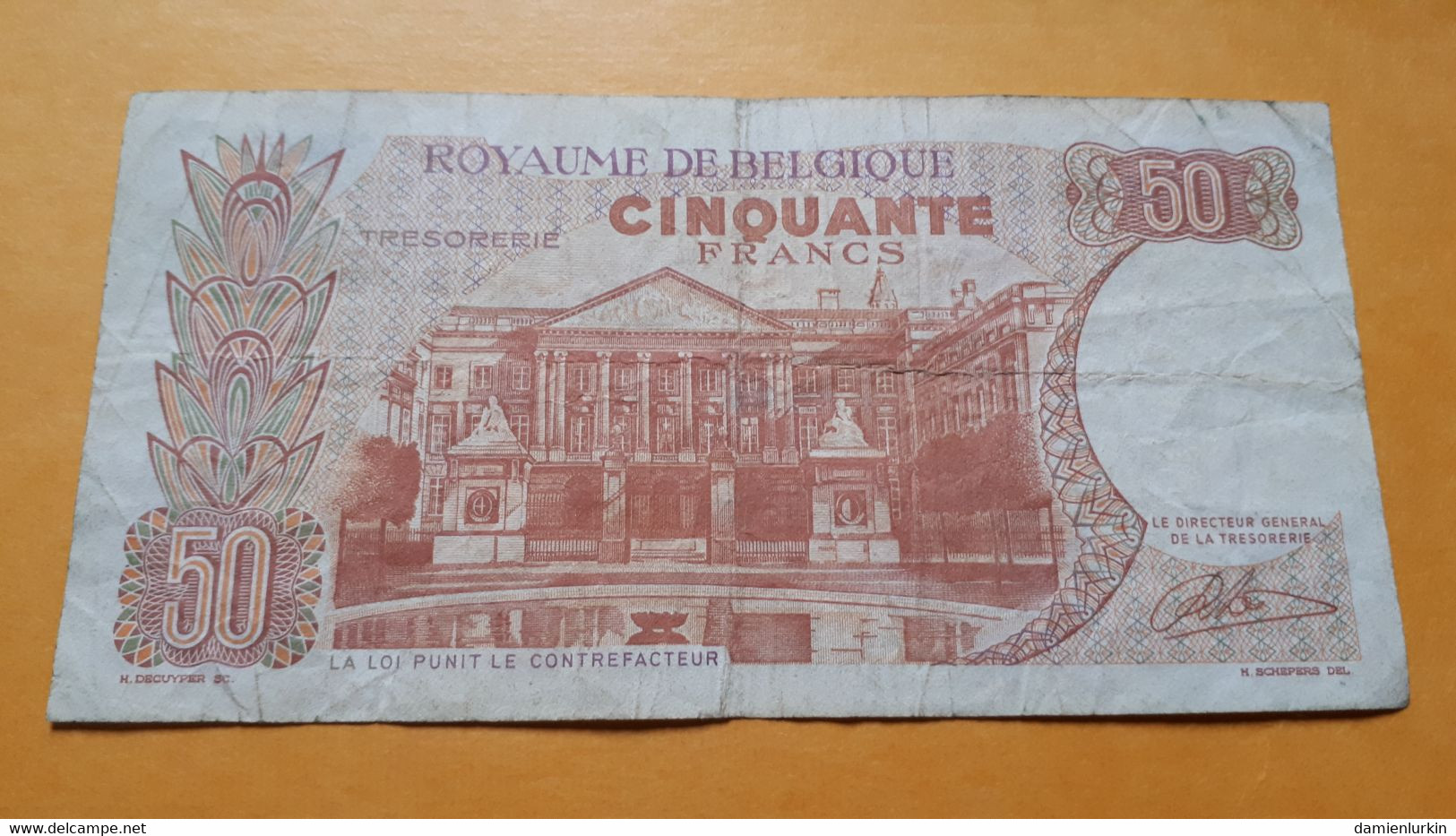 BELGIQUE/BELGIE 50 FR 1966 LAUWERYNS SERIE R P-139a.4 - 50 Francs