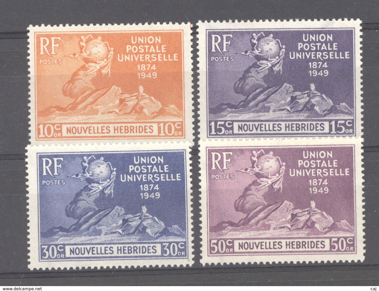 Nouvelles Hébrides  :  Yv  136-39  **   UPU - Unused Stamps