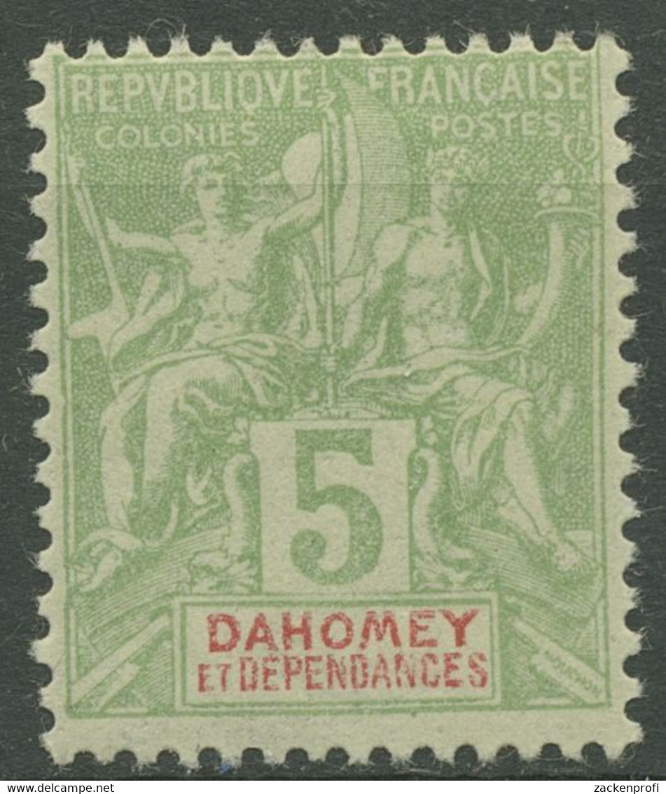 Dahomey 1901 Kolonial-Allegorie 9 Mit Falz - Ungebraucht