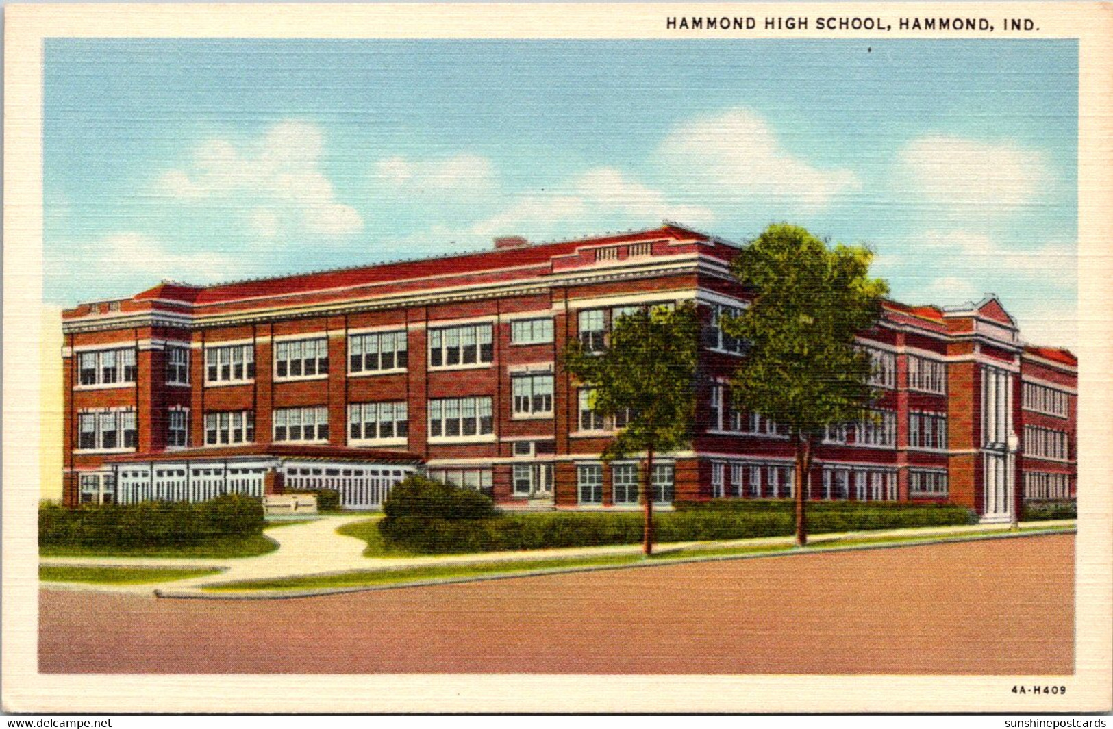 Indiana Hammond High School Curteich - Hammond