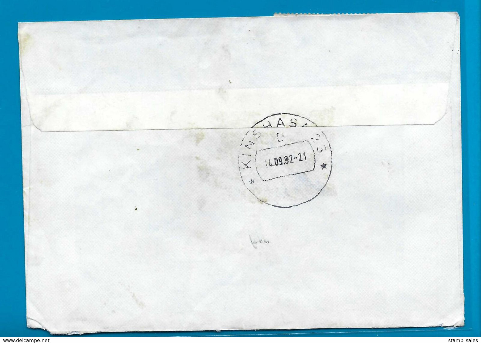 Zaïre Omslag Vanuit Kinshasa Naar Matete 1992 UNG - Used Stamps