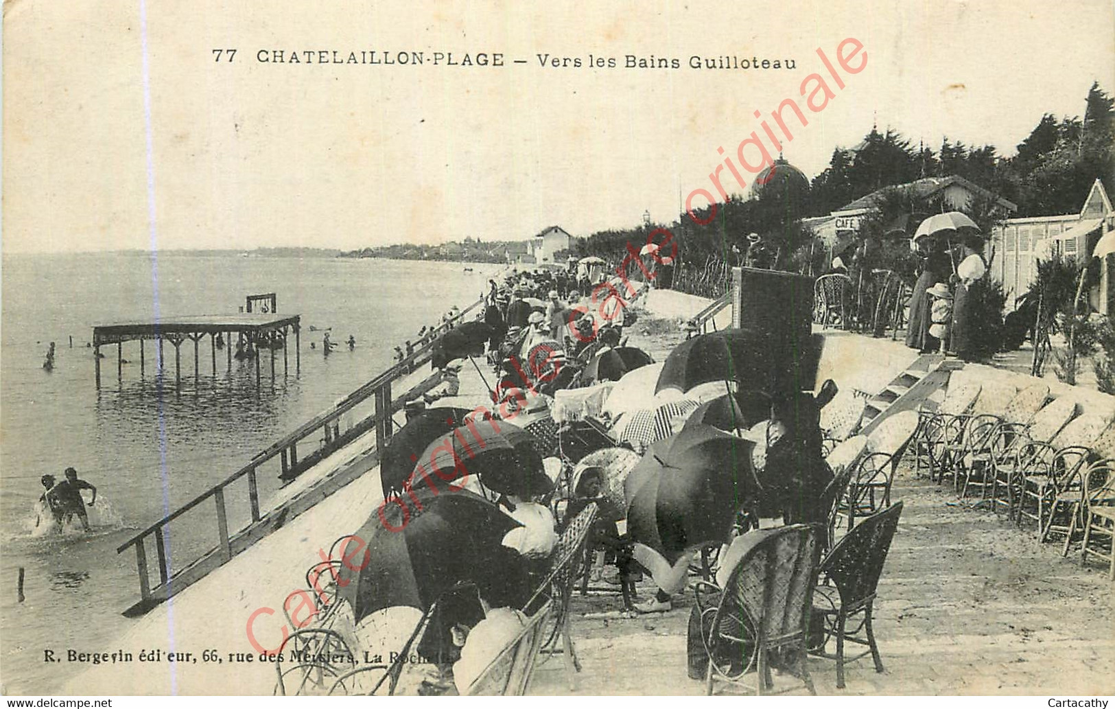 17.  CHATELAILLON PLAGE .  Vers Les Bains Guilloteau . - Châtelaillon-Plage