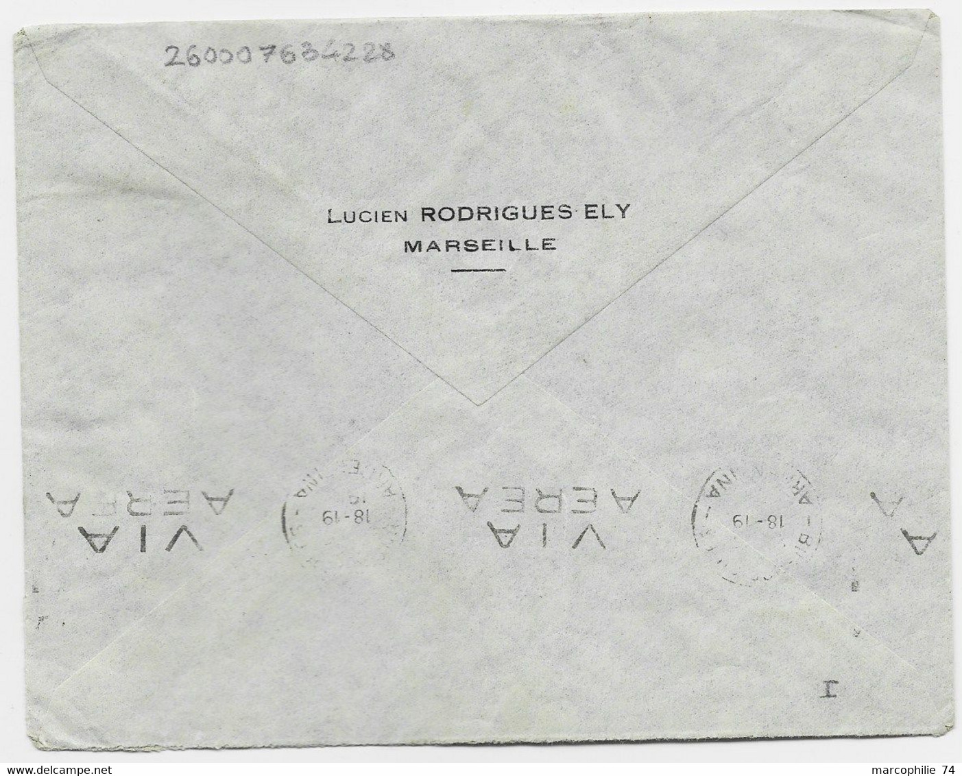 FRANCE BEAUNE 5FRX4 +50C MERCURE VERT LETTRE AVION VIA LISBONNE MARSEILLE 1942 POUR ARGENTINE - 1921-1960: Periodo Moderno