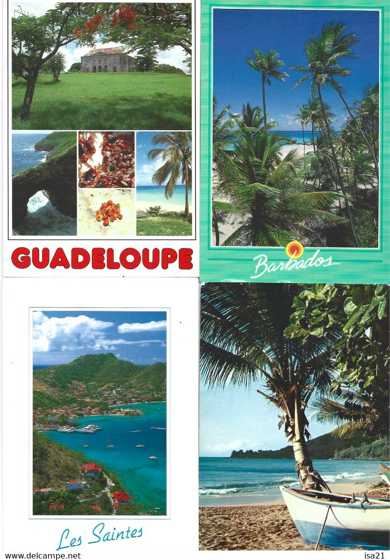 Lot De 40 Cartes Postales De La GUADELOUPE - Other & Unclassified