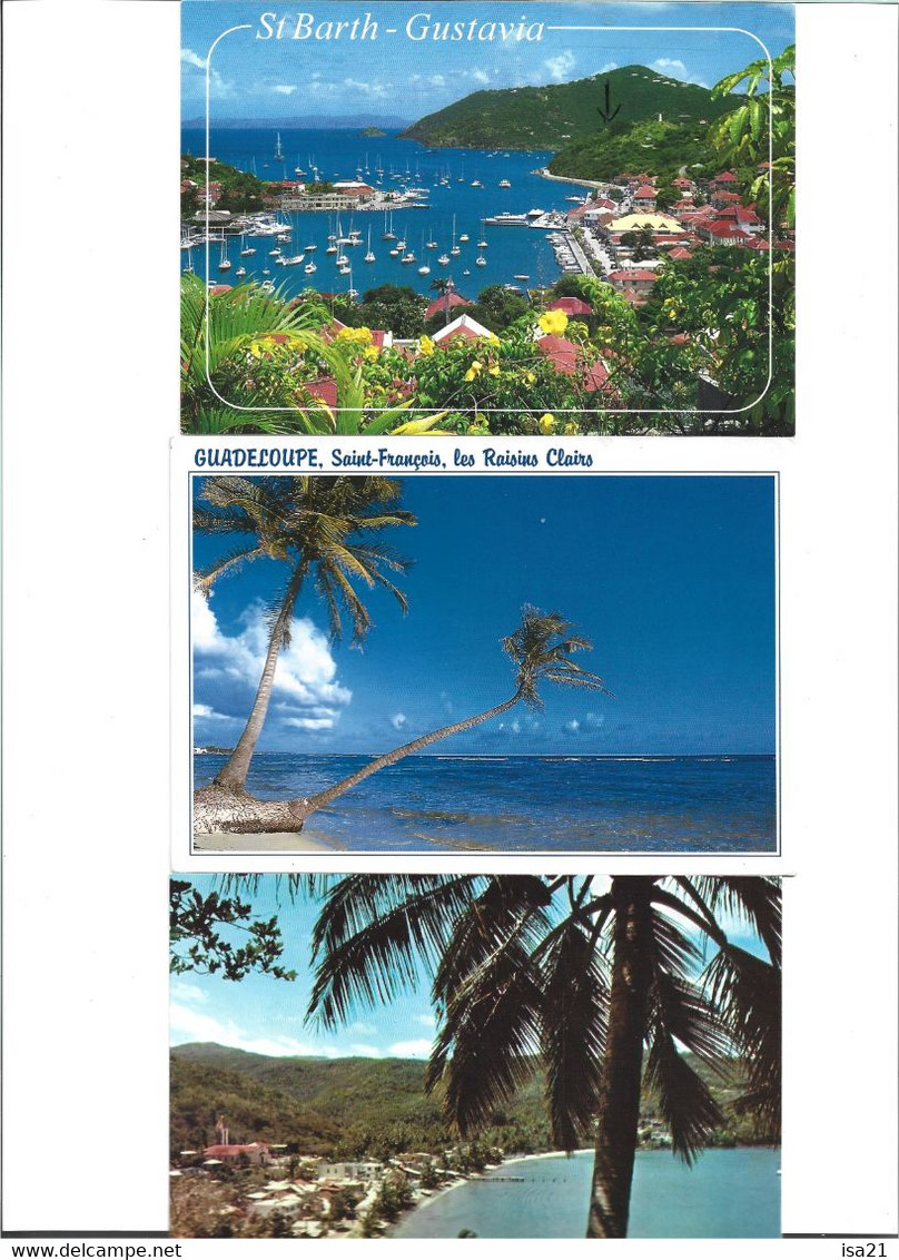 lot de 40 cartes postales de la GUADELOUPE