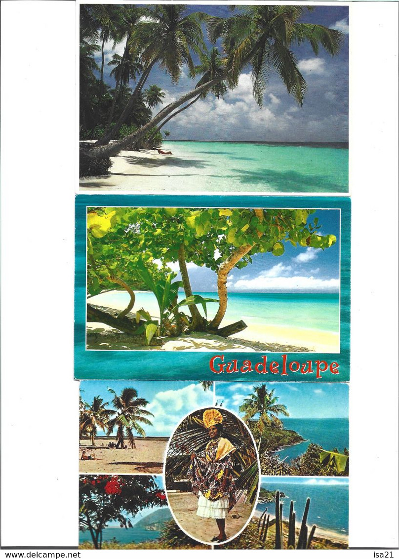 lot de 40 cartes postales de la GUADELOUPE