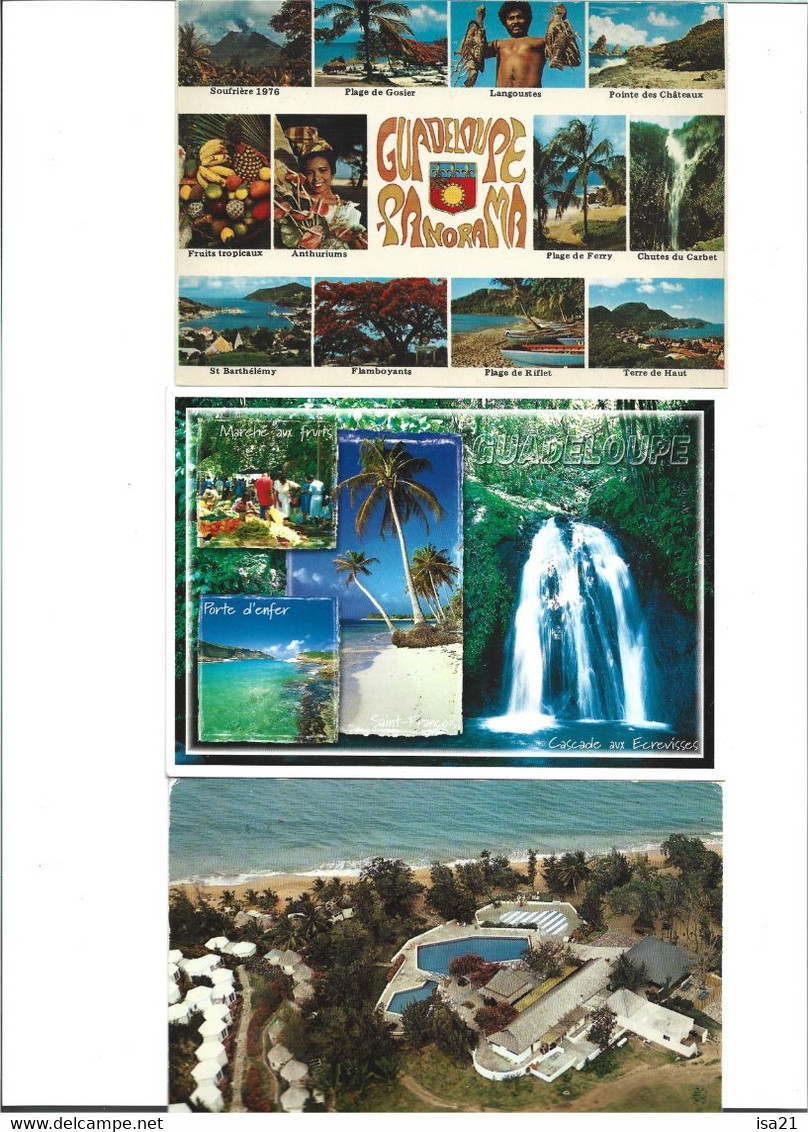 lot de 40 cartes postales de la GUADELOUPE