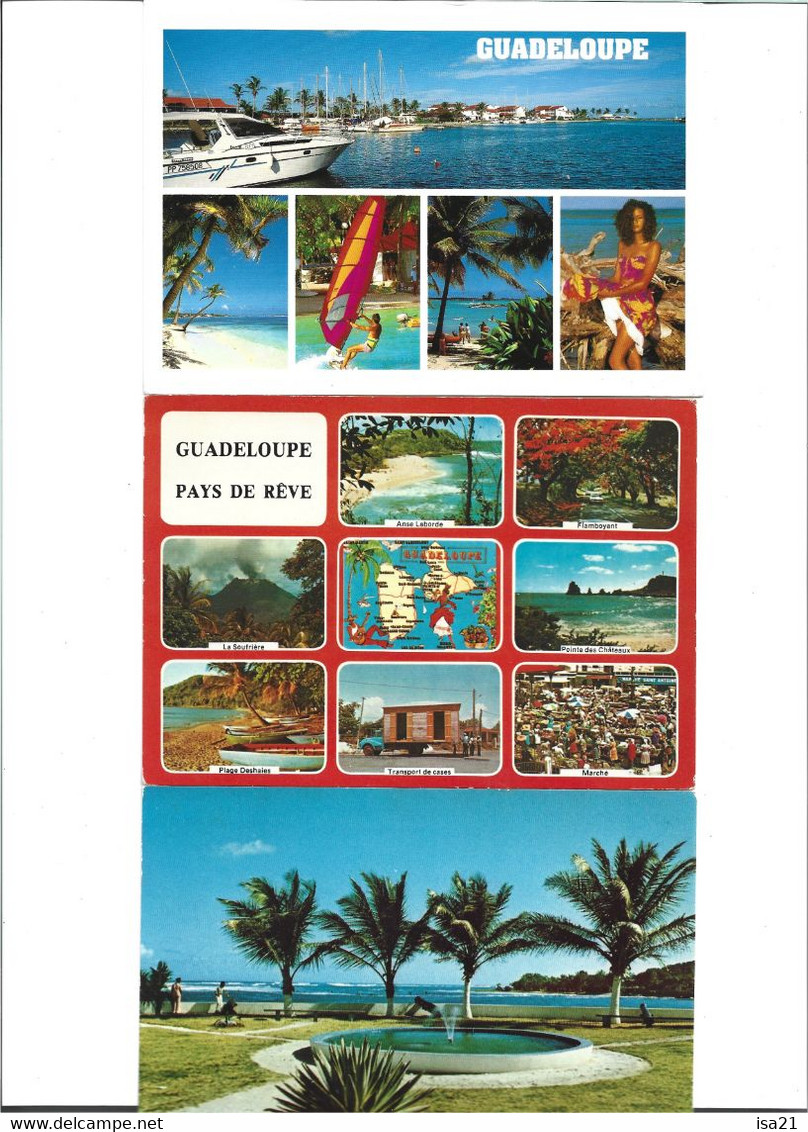 lot de 40 cartes postales de la GUADELOUPE