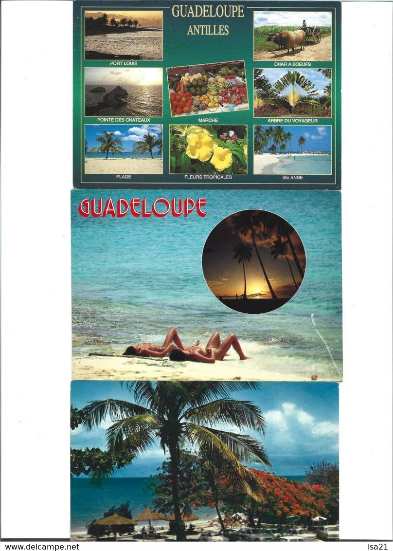 lot de 40 cartes postales de la GUADELOUPE