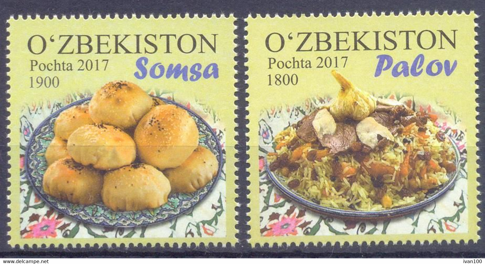 2018. Uzbekistan, Uzbeck Cuisine, 2v, Mint/** - Usbekistan