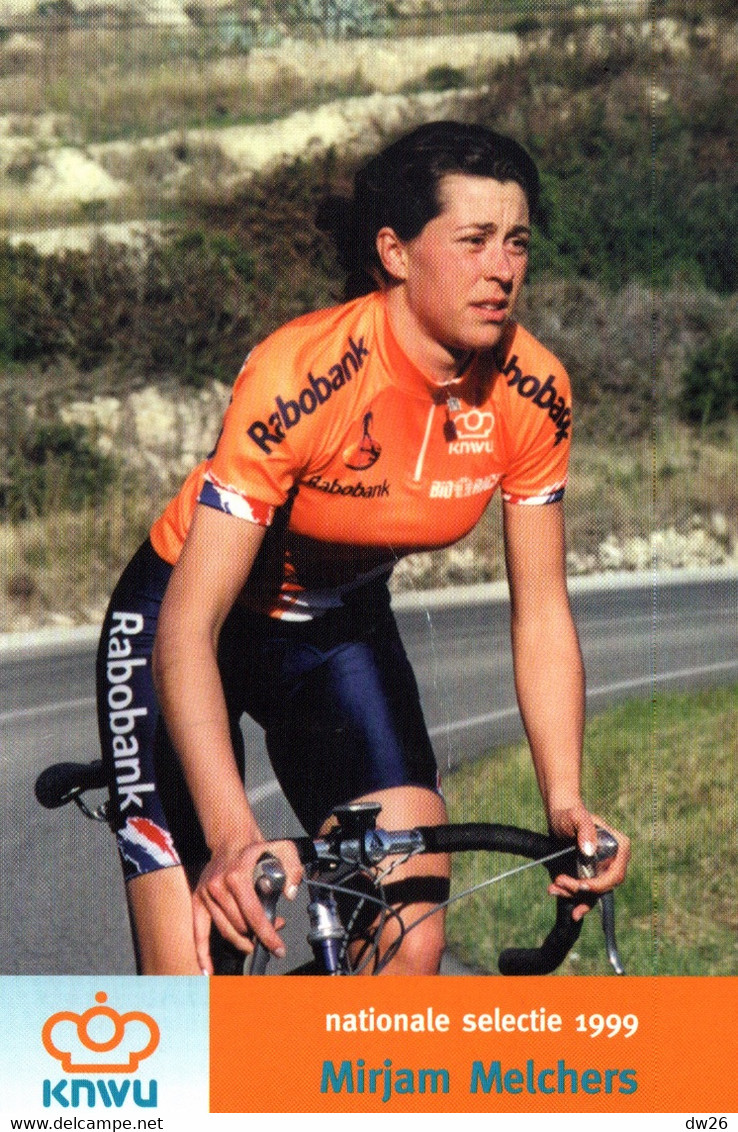 Fiche Cyclisme - Mirjam Melchers, Championne Cycliste Néerlandaise - Equipe Rabobank - Sport