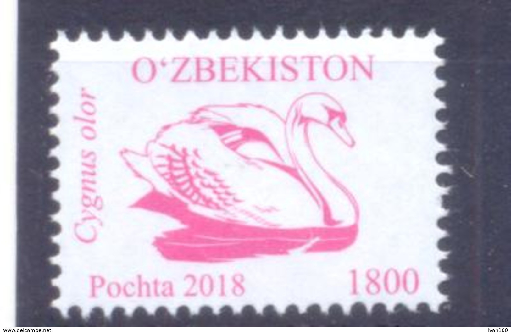 2018. Uzbekistan, Definitive, Bird, Issue VI, 1v, Mint/** - Usbekistan