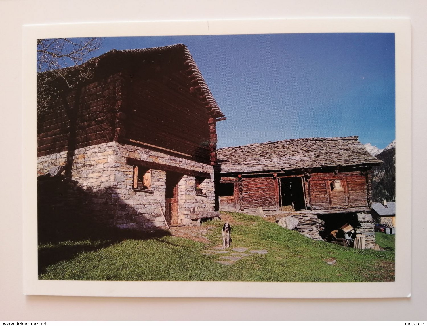 SWITZERLAND..   POSTCARD ..RUSTICI IN  VAL MALVAGLIA - Malvaglia