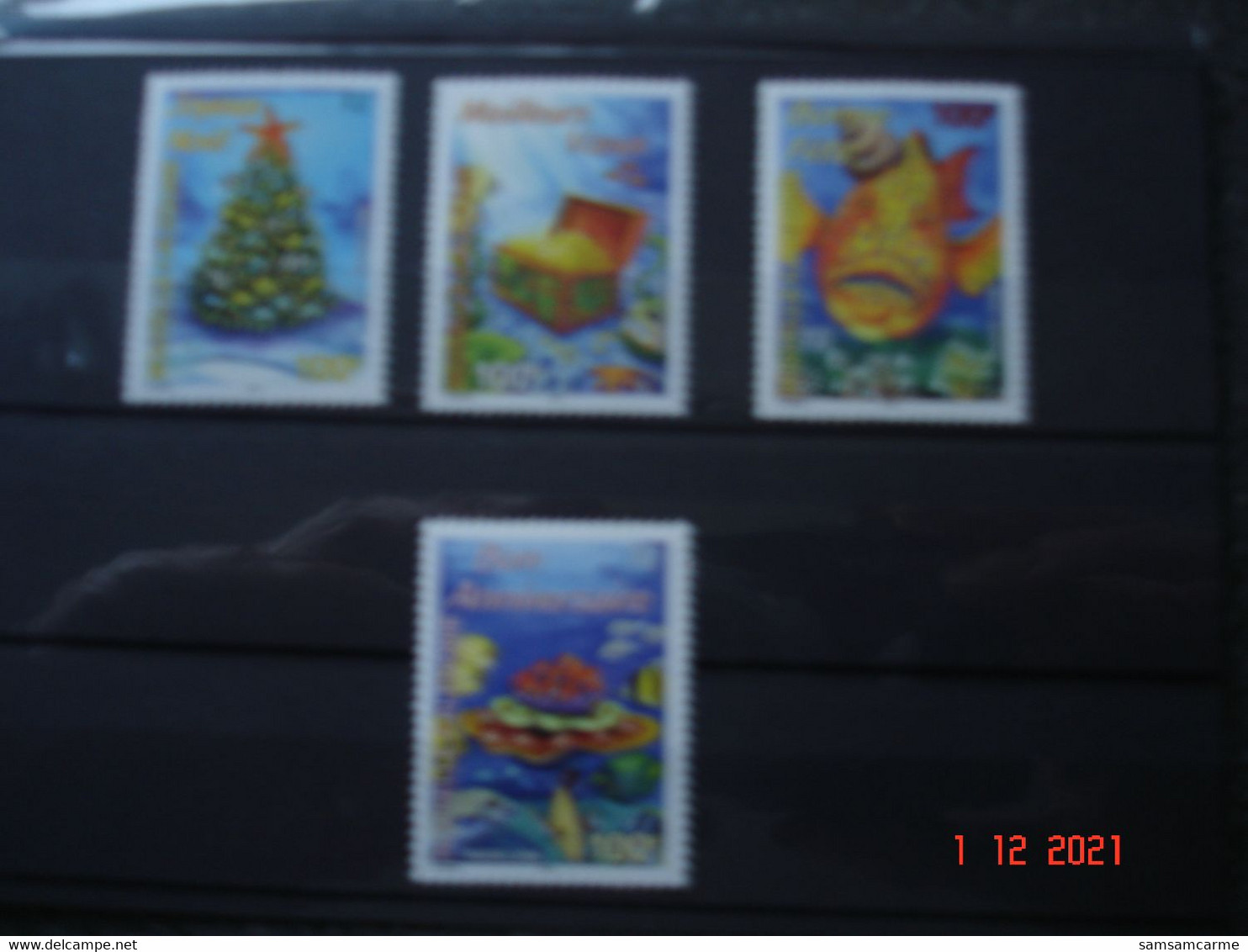 NOUVELLE-CALEDONIE   ANNEE 1998  NEUFS  N° YVERT 779 A 782   SERIE COMPLETE 4 VALEURS       TIMBRES DE SOUHAITS - Collections (without Album)