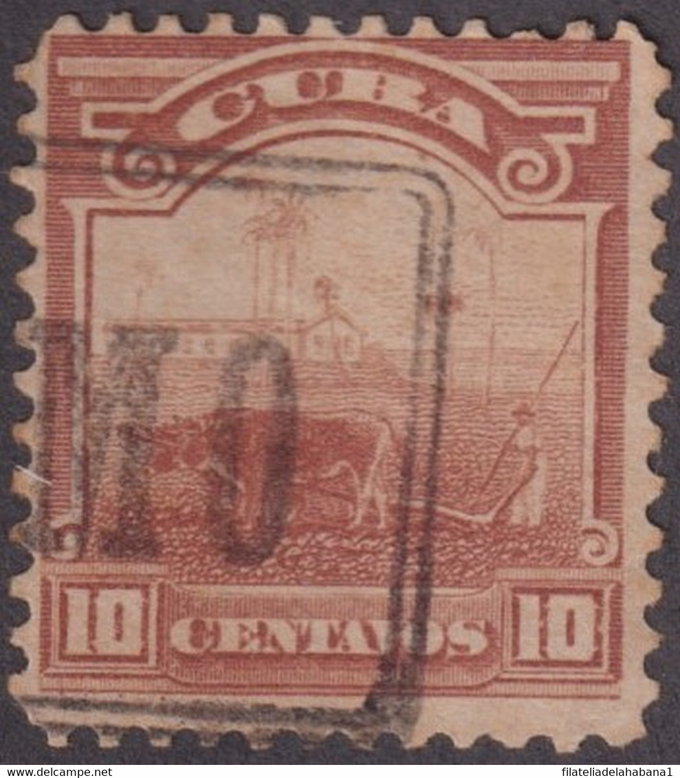 1899-561 CUBA US OCCUPATION 1899 10c BAYAMO CANCEL. - Gebruikt