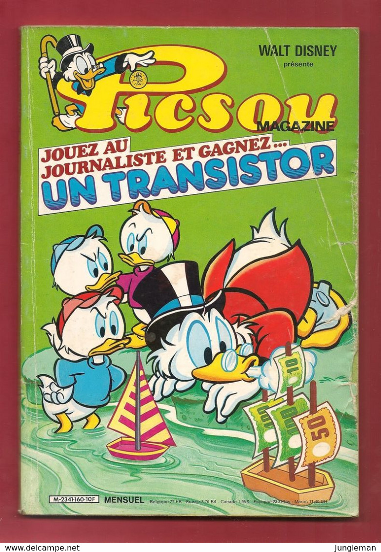 Picsou Magazine N° 160 - Edition Edi-Monde - Juin 1985 - BE - Picsou Magazine