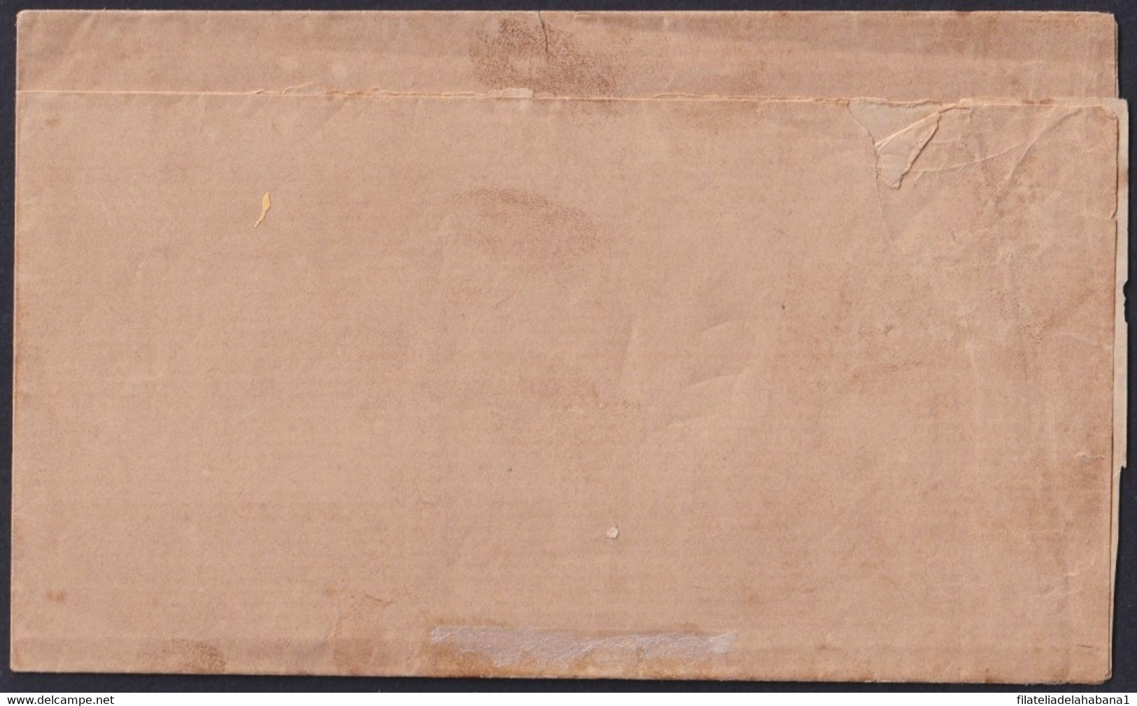 1871-H-36 CUBA 1871 RARE 12c INTERNAL MAIL COVER TO HAVANA. - Prephilately