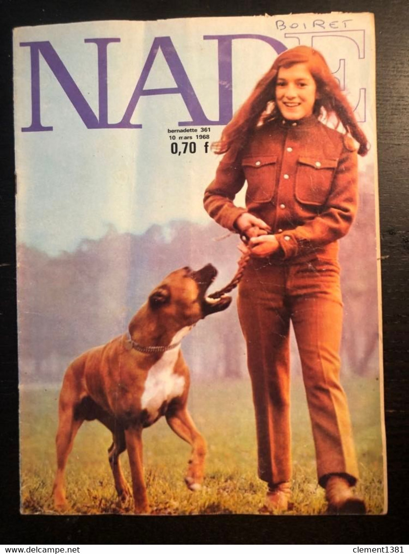 Nade Bernadette Magazine BD Jeunesse N° 361 10 Mars 1968 - Bernadette