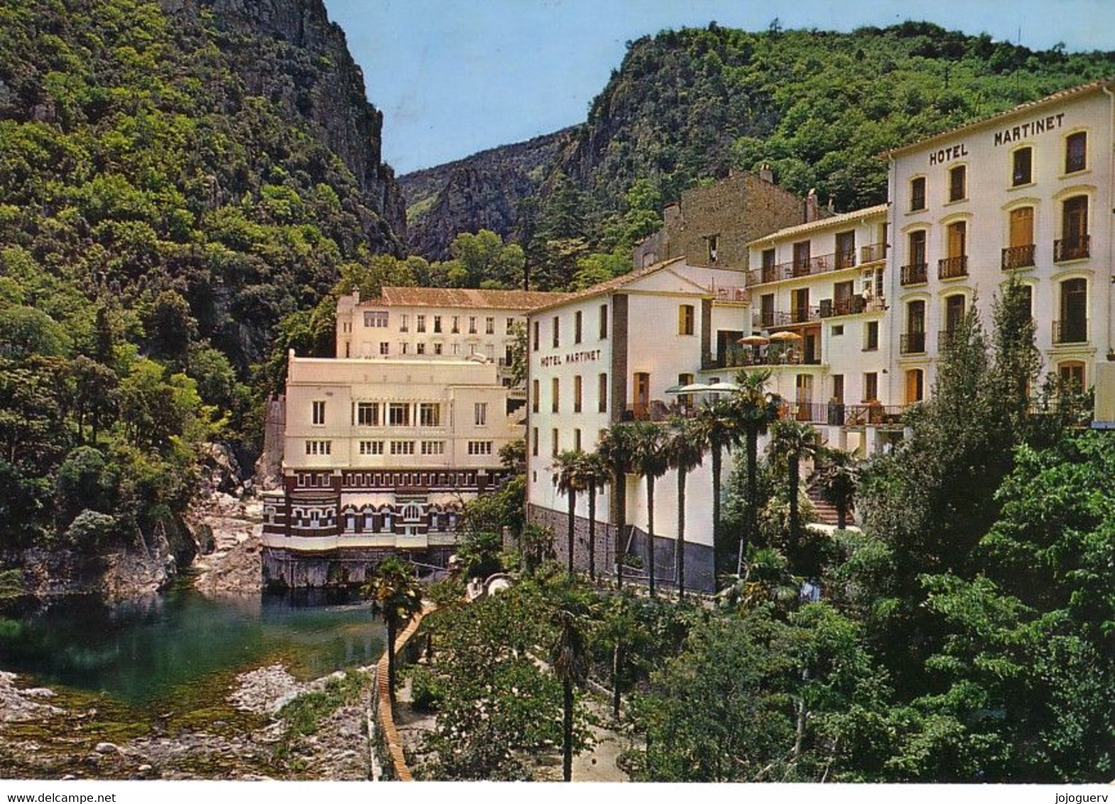 Amélie Les Bains établissement Thermal Grand Hôtel Des Thermes Et L'hôtel Martinet . Avant 1971 - Bellegarde-sur-Valserine