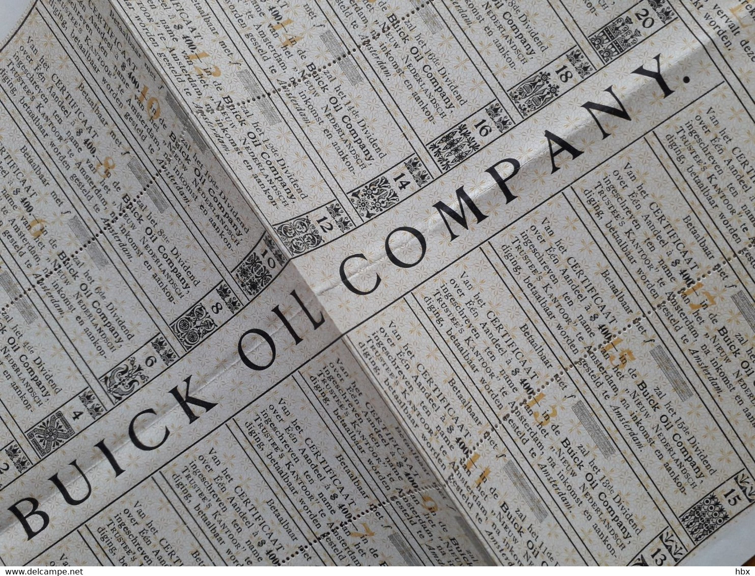 Buick Oil Company - Specimen - 191x - Petróleo