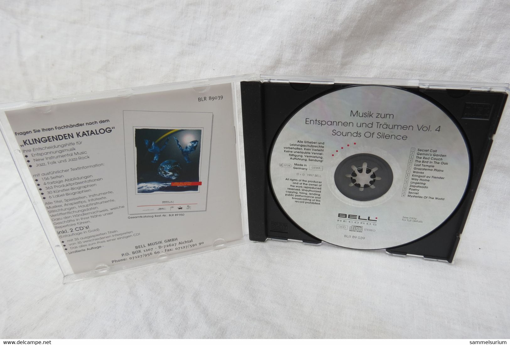 CD "Musik Zum Entspannen Und Träumen" Limited Edition Vol. 4 - Ediciones Limitadas