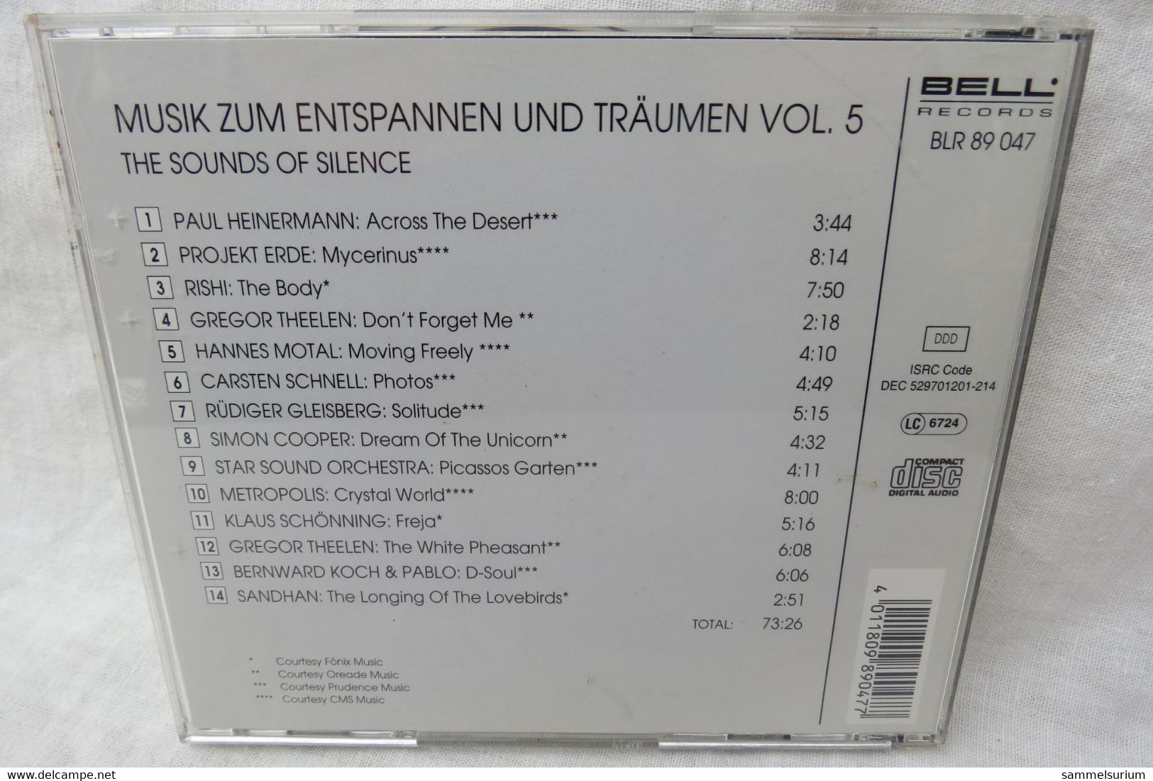 CD "Musik Zum Entspannen Und Träumen" Limited Edition Vol. 5 - Editions Limitées